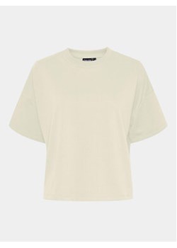 Pieces T-Shirt Chilli Summer 17118870 Écru Loose Fit ze sklepu MODIVO w kategorii Bluzki damskie - zdjęcie 171586799