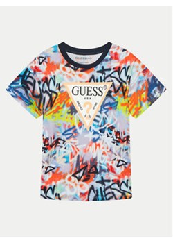 Guess T-Shirt L4GI08 K8HM3 Kolorowy Regular Fit ze sklepu MODIVO w kategorii T-shirty chłopięce - zdjęcie 171586945
