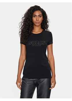Guess T-Shirt W4GI14 J1314 Czarny Slim Fit ze sklepu MODIVO w kategorii Bluzki damskie - zdjęcie 171587106