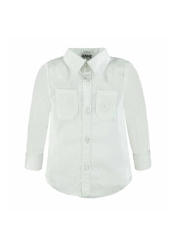 Chłopięca koszula z długim rękawem biała ze sklepu 5.10.15 w kategorii Koszule chłopięce - zdjęcie 171587546