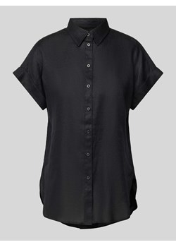 Bluzka koszulowa z lnu model ‘BROONO’ ze sklepu Peek&Cloppenburg  w kategorii Koszule damskie - zdjęcie 171589539