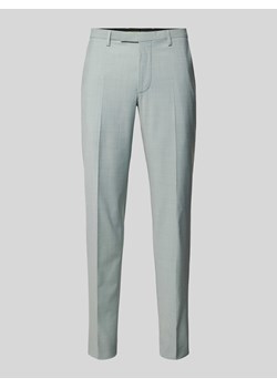 Spodnie do garnituru o kroju tapered fit w kant model ‘Monopoli’ ze sklepu Peek&Cloppenburg  w kategorii Spodnie męskie - zdjęcie 171589646
