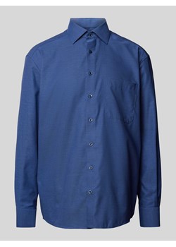 Koszula biznesowa o kroju comfort fit z kołnierzykiem typu kent ze sklepu Peek&Cloppenburg  w kategorii Koszule męskie - zdjęcie 171589709