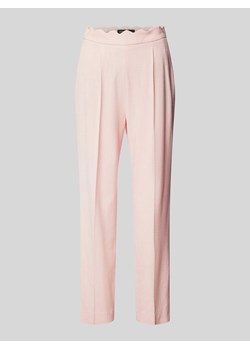 Jeansy z wysokim stanem o kroju slim fit w jednolitym kolorze ze sklepu Peek&Cloppenburg  w kategorii Spodnie damskie - zdjęcie 171589788
