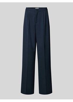 Spodnie materiałowe z efektem melanżu w kant ze sklepu Peek&Cloppenburg  w kategorii Spodnie damskie - zdjęcie 171589836