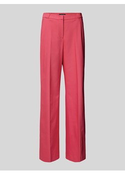 Spodnie materiałowe w jednolitym kolorze ze sklepu Peek&Cloppenburg  w kategorii Spodnie damskie - zdjęcie 171589948