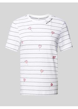 T-shirt z nadrukowanym motywem ze sklepu Peek&Cloppenburg  w kategorii Bluzki damskie - zdjęcie 171590025