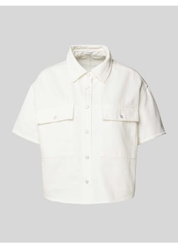 Kurtka koszulowa krótka z kieszeniami na piersi model ‘Ferlo Pure’ ze sklepu Peek&Cloppenburg  w kategorii Koszule damskie - zdjęcie 171590046