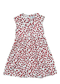 Deux ans de vacances Sukienka w kolorze biało-czerwonym ze sklepu Limango Polska w kategorii Sukienki dziewczęce - zdjęcie 171592158