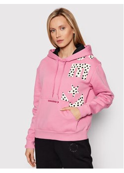 Converse Bluza 10023078-A01 Różowy Regular Fit ze sklepu MODIVO w kategorii Bluzy damskie - zdjęcie 171593739