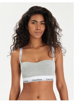 Calvin Klein Underwear Biustonosz bezfiszbinowy 000QF7628E Szary ze sklepu MODIVO w kategorii Biustonosze - zdjęcie 171593775