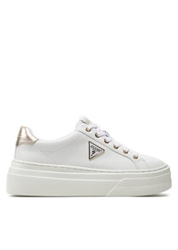 Guess Sneakersy FLGAMA ELE12 Biały ze sklepu MODIVO w kategorii Buty sportowe damskie - zdjęcie 171593899