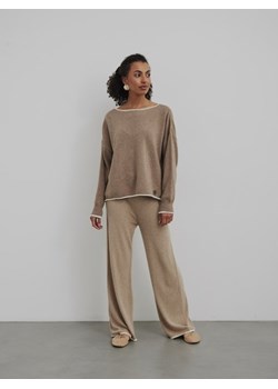 Spodnie Elwood Premium Beżowe ze sklepu Lisa Mayo w kategorii Spodnie damskie - zdjęcie 171594146