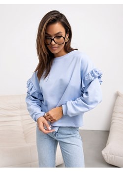 Bluza Patrice Błękitna ze sklepu Lisa Mayo w kategorii Bluzy damskie - zdjęcie 171594469