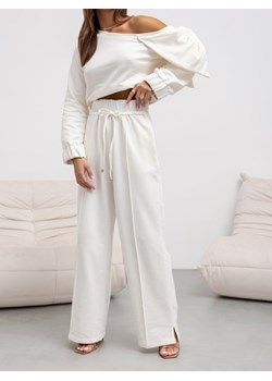 Spodnie Mateo Ecru ze sklepu Lisa Mayo w kategorii Spodnie damskie - zdjęcie 171594509