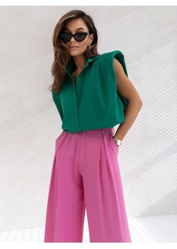 Koszula Sharon Zielona ze sklepu Lisa Mayo w kategorii Koszule damskie - zdjęcie 171594588