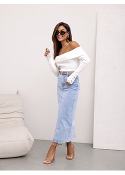 Spódnica Angelina Jeans Niebieska ze sklepu Lisa Mayo w kategorii Spódnice - zdjęcie 171595278