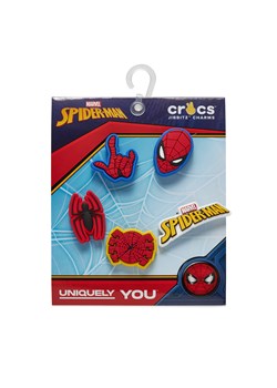 Ozdoba do butów Crocs Jibbitz Spider Man 5 Pck 10010007 Kolorowy ze sklepu eobuwie.pl w kategorii Przypinki - zdjęcie 171596155