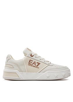 Sneakersy EA7 Emporio Armani X8X121 XK359 T541 Beżowy ze sklepu eobuwie.pl w kategorii Buty sportowe damskie - zdjęcie 171596257