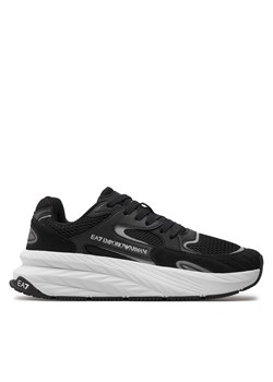Sneakersy EA7 Emporio Armani X8X178 XK382 N763 Black+Silver ze sklepu eobuwie.pl w kategorii Buty sportowe męskie - zdjęcie 171596346