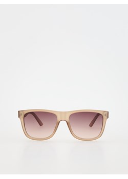 Reserved - Okulary przeciwsłoneczne WAYFARER - beżowy ze sklepu Reserved w kategorii Okulary przeciwsłoneczne męskie - zdjęcie 171596989