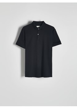 Reserved - Koszulka polo slim - czarny ze sklepu Reserved w kategorii T-shirty męskie - zdjęcie 171597186