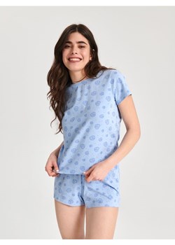 Sinsay - Piżama dwuczęściowa - błękitny ze sklepu Sinsay w kategorii Piżamy damskie - zdjęcie 171597665