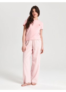 Sinsay - Piżama bawełniana - różowy ze sklepu Sinsay w kategorii Piżamy damskie - zdjęcie 171597667