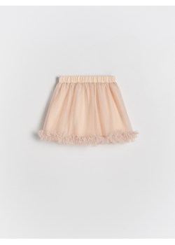 Reserved - Tiulowa spódniczka - beżowy ze sklepu Reserved w kategorii Spódnice dziewczęce - zdjęcie 171610597