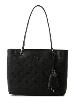 GUESS Damski shopper Kobiety Sztuczna skóra czarny jednolity ze sklepu vangraaf w kategorii Torby Shopper bag - zdjęcie 171610689