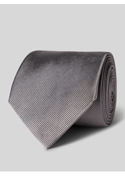 Krawat jedwabny w jednolitym kolorze (8 cm) ze sklepu Peek&Cloppenburg  w kategorii Krawaty - zdjęcie 171610925