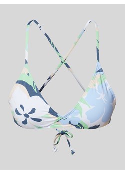 Top bikini z wiązaniem na szyi i kwiatowym wzorem ze sklepu Peek&Cloppenburg  w kategorii Stroje kąpielowe - zdjęcie 171610947