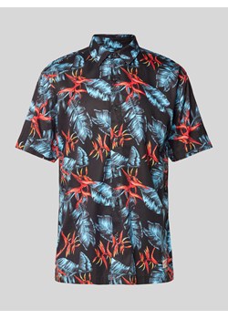 Koszula casualowa o kroju slim fit z nadrukiem na całej powierzchni model ‘HAWAIIAN’ ze sklepu Peek&Cloppenburg  w kategorii Koszule męskie - zdjęcie 171610948