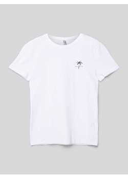 T-shirt z nadrukiem z tyłu model ‘Palm Club’ ze sklepu Peek&Cloppenburg  w kategorii T-shirty chłopięce - zdjęcie 171611039