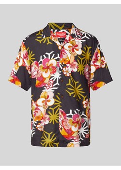 Koszula casualowa o kroju slim fit z nadrukiem na całej powierzchni model ‘HAWAIIAN’ ze sklepu Peek&Cloppenburg  w kategorii Koszule męskie - zdjęcie 171611077