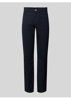 Spodnie o kroju regular fit z 5 kieszeniami ze sklepu Peek&Cloppenburg  w kategorii Spodnie męskie - zdjęcie 171611139