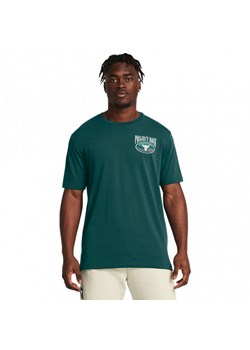 Męska koszulka treningowa Under Armour Project Rock Day Grphc SS - zielona ze sklepu Sportstylestory.com w kategorii T-shirty męskie - zdjęcie 171611285