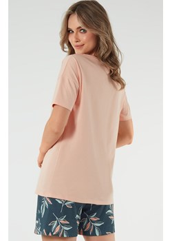 Piżama damska z krótkim rękawem i krótką nogawką łososiowa Julietta, Kolor łososiowy-wzór, Rozmiar S, Italian Fashion - id: 185218 - marki Italian Fashion - 171611345 Piżama damska z krótkim rękawem i krótką nogawką łososiowa Julietta, Kolor łososiowy-wzór, Rozmiar S, Italian Fashion ze sklepu Intymna w kategorii Piżamy damskie - zdjęcie 171611345