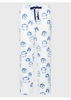 Cyberjammies Spodnie piżamowe Riley 6761 Biały Regular Fit ze sklepu MODIVO w kategorii Piżamy męskie - zdjęcie 171611585