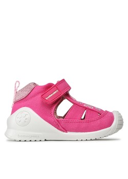 Sandały Biomecanics 222174-B Różowy ze sklepu eobuwie.pl w kategorii Buciki niemowlęce - zdjęcie 171689367