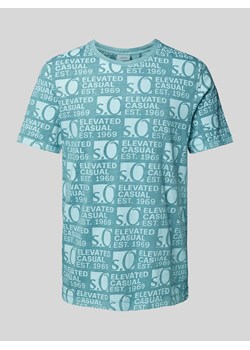 T-shirt z nadrukiem z logo na całej powierzchni ze sklepu Peek&Cloppenburg  w kategorii T-shirty męskie - zdjęcie 171689527