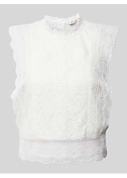 Top bluzkowy z koronki model ‘KARO’ ze sklepu Peek&Cloppenburg  w kategorii Bluzki damskie - zdjęcie 171689617