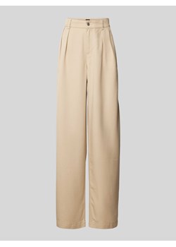 Spodnie o luźnym kroju z detalami z logo ze sklepu Peek&Cloppenburg  w kategorii Spodnie damskie - zdjęcie 171689627