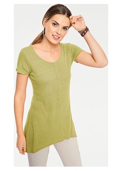 Heine Jedwabna koszulka w kolorze zielonym ze sklepu Limango Polska w kategorii Bluzki damskie - zdjęcie 171691219