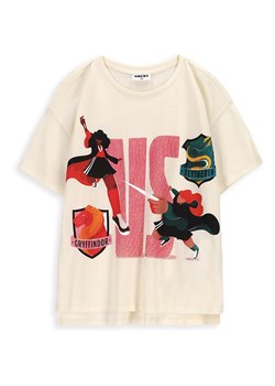 MOKIDA Koszulka w kolorze beżowym ze wzorem ze sklepu Limango Polska w kategorii T-shirty chłopięce - zdjęcie 171691285