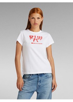 G-Star Koszulka w kolorze białym ze sklepu Limango Polska w kategorii Bluzki damskie - zdjęcie 171691595