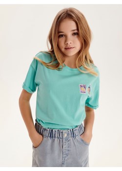 Sinsay - Koszulka - zielony ze sklepu Sinsay w kategorii Bluzki dziewczęce - zdjęcie 171693409