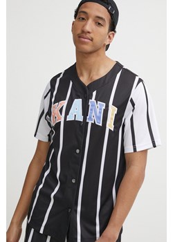 Karl Kani koszula męska kolor czarny regular ze sklepu ANSWEAR.com w kategorii Koszule męskie - zdjęcie 171694335