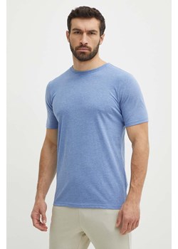 Helly Hansen t-shirt męski kolor niebieski melanżowy ze sklepu ANSWEAR.com w kategorii T-shirty męskie - zdjęcie 171695027