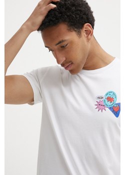 Kaotiko t-shirt bawełniany kolor beżowy z nadrukiem ze sklepu ANSWEAR.com w kategorii T-shirty męskie - zdjęcie 171695096